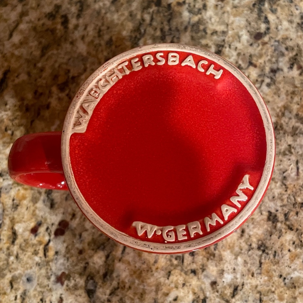 Waechtersbach Christmas Tree Pattern Coffee Mugs - Picture 2 of 2